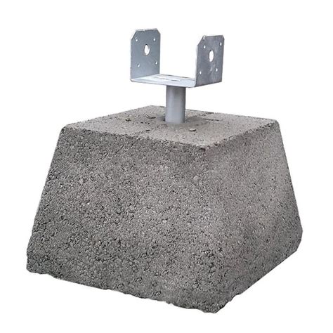 concrete pier block with metal bracket lowe's|12x12 cmu block pier.